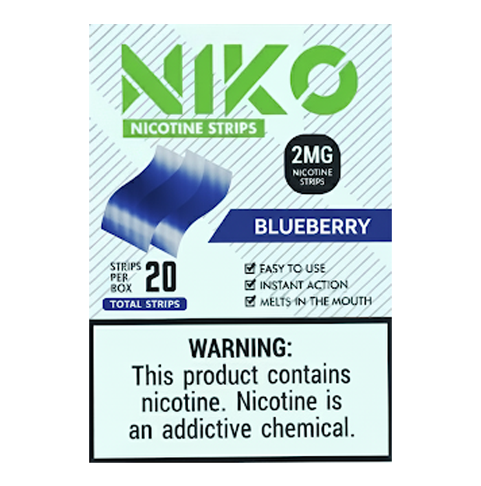 Niko Strips Blueberry